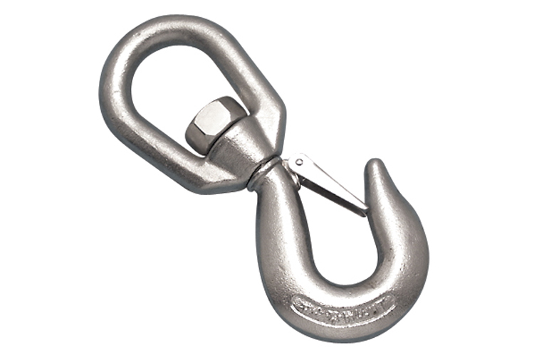 Stainless Steel Heavy Duty Swivel Eye Hook, Forged, Load Rated, S0457-0140, S0457-0170, S0457-0180, S0457-0210